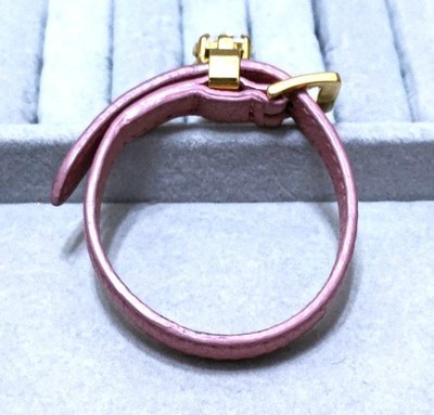 MIU MIU Large Stone Leather Bracelet 41090 | eBay