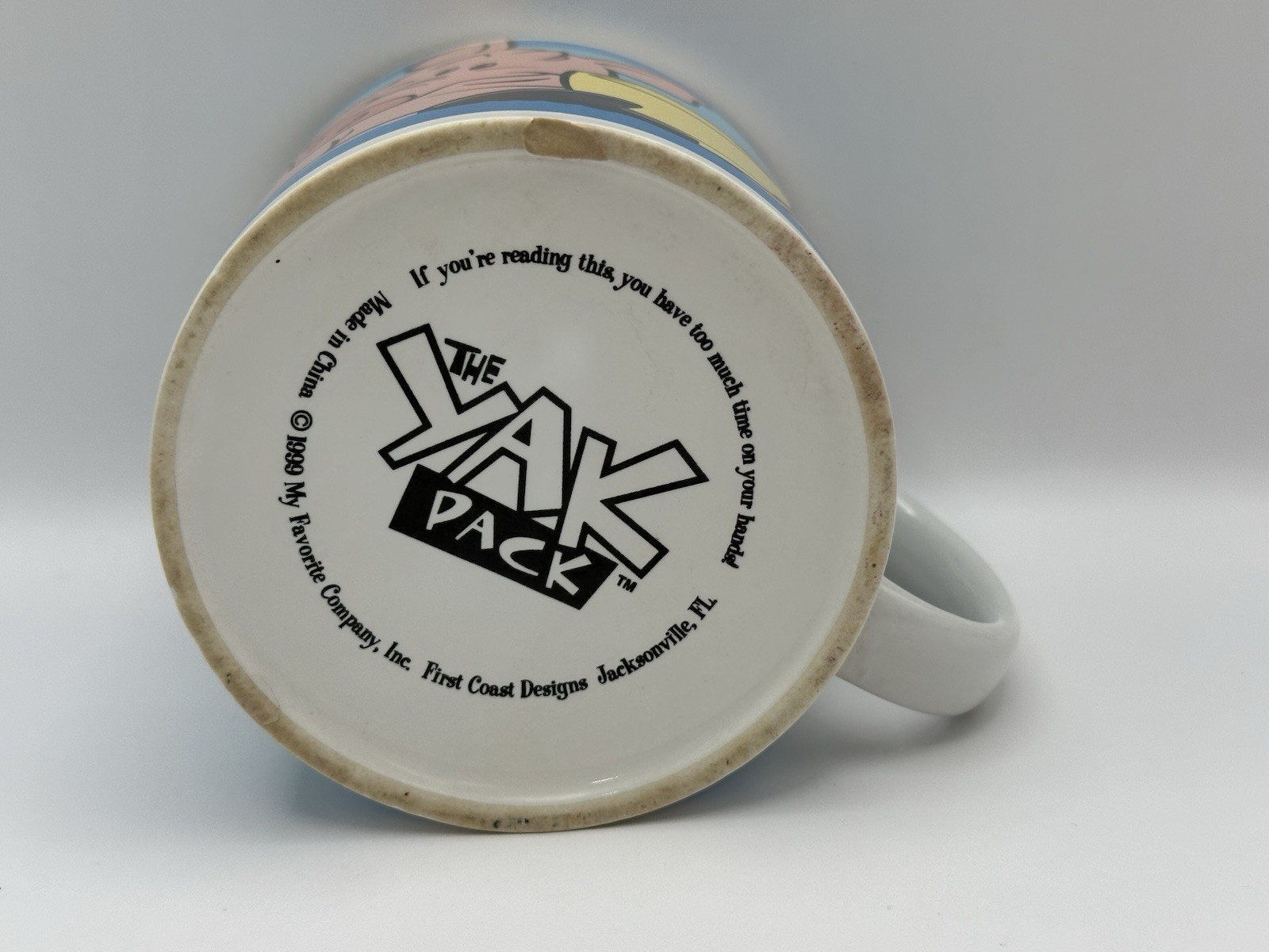 90’s The Yak Pack PIG Mug “My Cup Of Mud!” Vtg 1999 Large Coffee Cup Funny Gift