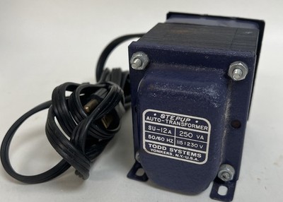 Todd Systems Step-up Auto Transformer SU-12A  250VA  50/60HZ  115-230V