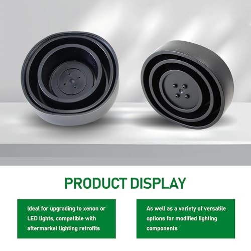Pack Of 2 Car LED Dust Covers - H7 H4 3.9 Inch Silicone Waterproof Bulb Protectors
