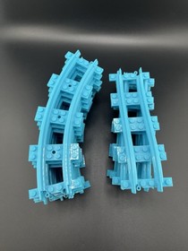 LEGO Friends Roller Coaster Train Track Lot of 12 Blue 41130 Amusement Park
