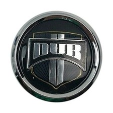 DUB Wheels 1003-08-04 Snap in Chrome Wheel Center Cap