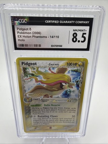 Pidgeot δ graded CGC 8.5 for sale on eBay