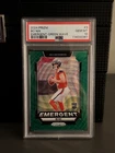 2024 Panini Prizm - Emergent Bo Nix #3 Green Wave Prizm (RC)