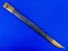 Antique US Civil War Bayonet Sword Leather Scabbard Sheath