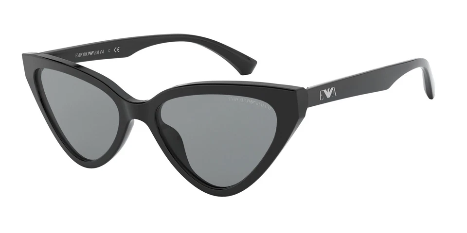 Gafas de sol para mujer EMPORIO ARMANI EA4136 500187 negro brillante gris 55 mm Foto 2 de 2