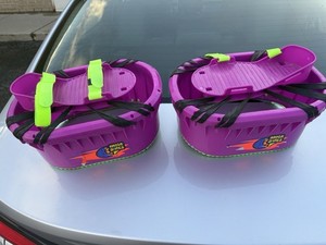 Vintage Big Time Toys Moon Shoes 1990s Nickelodeon Antigravity Trampoline Boots