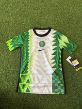 Nike Nigeria National Team Youth Breathe Stadium Home 2020 Jersey - Green/White
