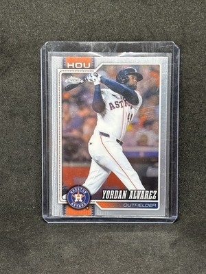 2026 Topps Chrome Yordan Alvarez #3 Base Houston Astros AL MVP Favourite