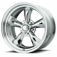 One 16x7 American Racing VN615 Torq Thrust II 1 Pc 5x4.75/5x120.65 0 Chrome Whee