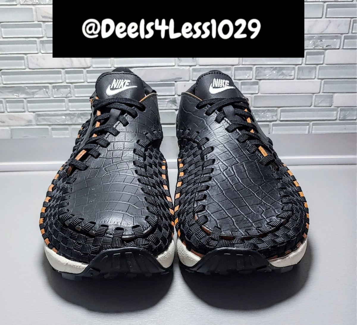 Nike Air Footscape Woven Black for Sale | Authenticity Guaranteed
