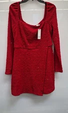 Francesca's Women's Red Size L Dress