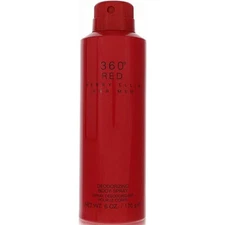 360 RED by Perry Ellis Deodorizing Body Spray for Men 6 / 6.0 oz New
