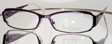 Vintage NICOLE MILLER COLLECTION MUSE Eyeglasses PURPLE New Metal 55-15-135