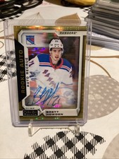 2018-19 O Pee Chee Platinum Seismic Gold Rookie Auto Brett Howden /25