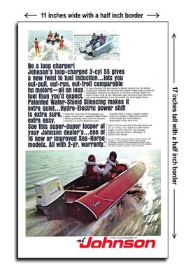 1969 Be a Loop Charger Johnson - 11x17 Poster