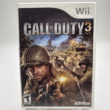 Call Of Duty 3 (Nintendo Wii) Tested Works Fast Next Day Shipping