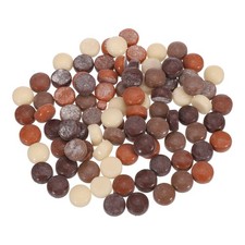 200g Round, Mosaic Tiles for Crafts, 0.47 Inches Iridescent Mosaic Glass