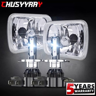 2x 7x6'' LED Headlights for Chevy C1500 C2500 C3500 K1500 K2500 K3500 1988-1999