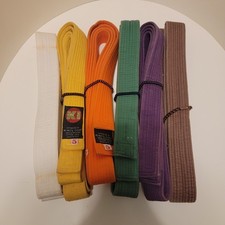 Ki Int'l Corp International Assorted belts ranking Martial Arts Karate taekwondo