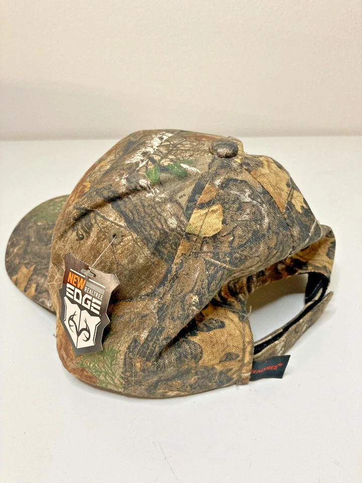 Realtree Edge Camo Cap Winter Logo Hat Adjustable New With Tags - Image 4 of 4