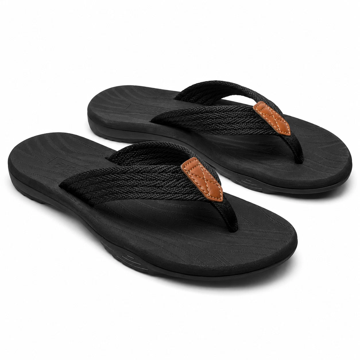 Men’s Black Braided Flip Flop Sandals Slip On Beach Thong Sandals Brown Accent
Opens in a new window