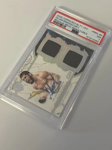 2025 Topps Royalty UFC - Islam Makhachev Autograph Double Patch 22/49 - product listing photo