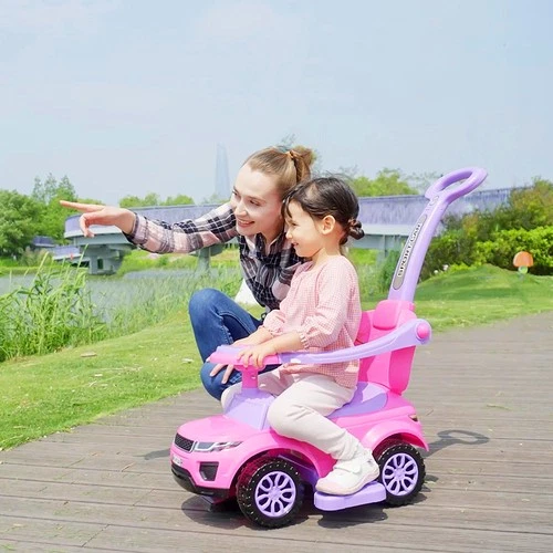 2-In-1 Kid Riding Baby Toy Stroller with Function Safety Bar, Pink deal from eBay
