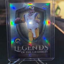2025 Topps Chrome Football Legends of the Gridiron Kurt Warner LOG-1 Refractor