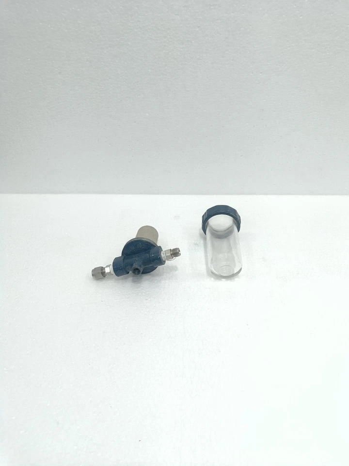 MICRO FILTER INLINE AIR LINE FILTER GLASS BOWL PNEUMATIC COMPRESSED AIR FILTER - Image 4 of 4