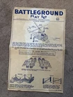Vintage 1963 Marx Battleground Army Playset 4754 Assembly Instructions P-1484