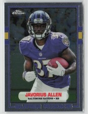 Javorius Allen RC 2015 Topps Chrome Super Rookie Baltimore Ravens #89-JAL
