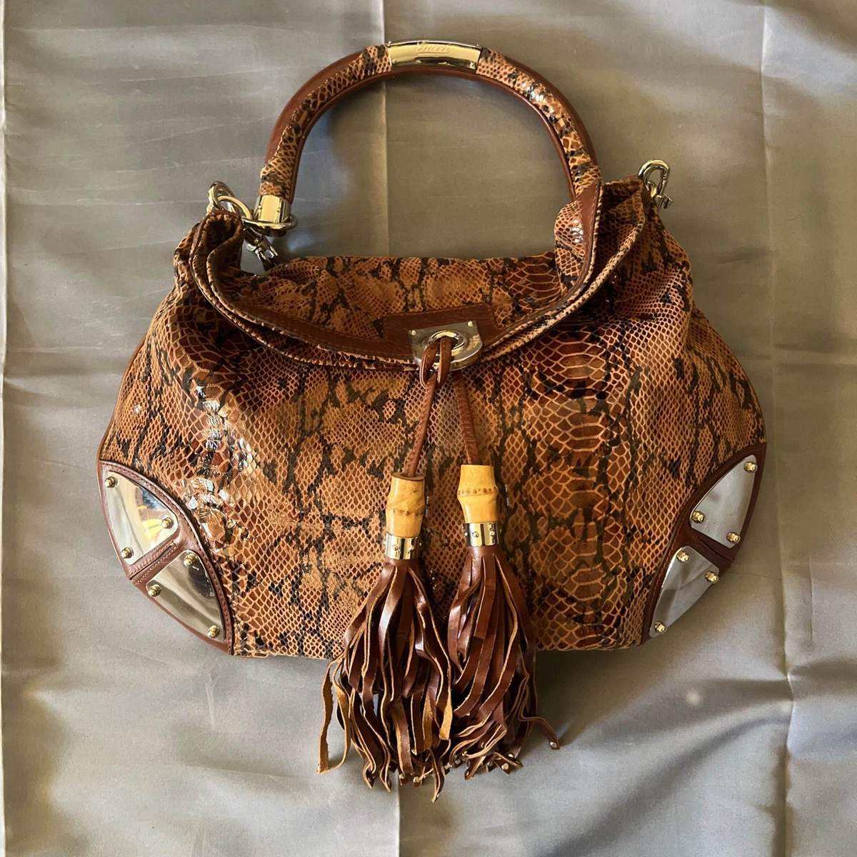 Snake Skin Print Tote Bag For Women - Large Capacity Handbag, Top Handle Shopper Shoulder Bag (Medium, Multicolor) - View #6