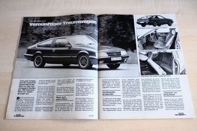 MOT 13/1983 Opel Monza 3.0 E mit 180PS im TEST auf 4 Seiten