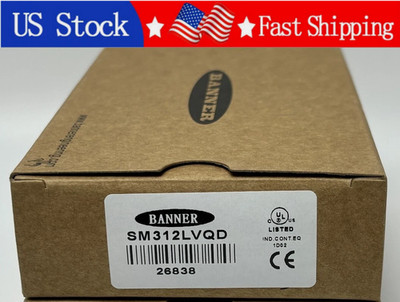1PCS New For Banner SM312LVQD Mini-beam Photoelectric Sensor 10-30V DC US Stock