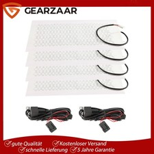 Carbon Sitzheizung 12V 2 Stufen 4x Auto LKW Heizmatten Nachrüstsatz Universal