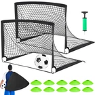 Football Goal Kids Soccer Goal Stable Soccer Goal Set of 2 Leisure Soccer Goal