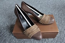 Audley genuine leather heel shoes, 40/6.5, NEW!