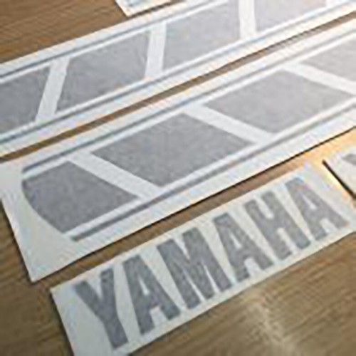 FS1E TANK & SIDE PANELS DECAL SET, PEDAL TYPE 1976-77 BAJA BROWN OR YELLOW DX - Picture 7 of 9