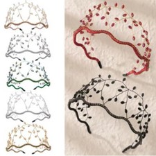 Fashion Simple Crystal Beaded Hairband Women Daily Jewelry Hair Accessories