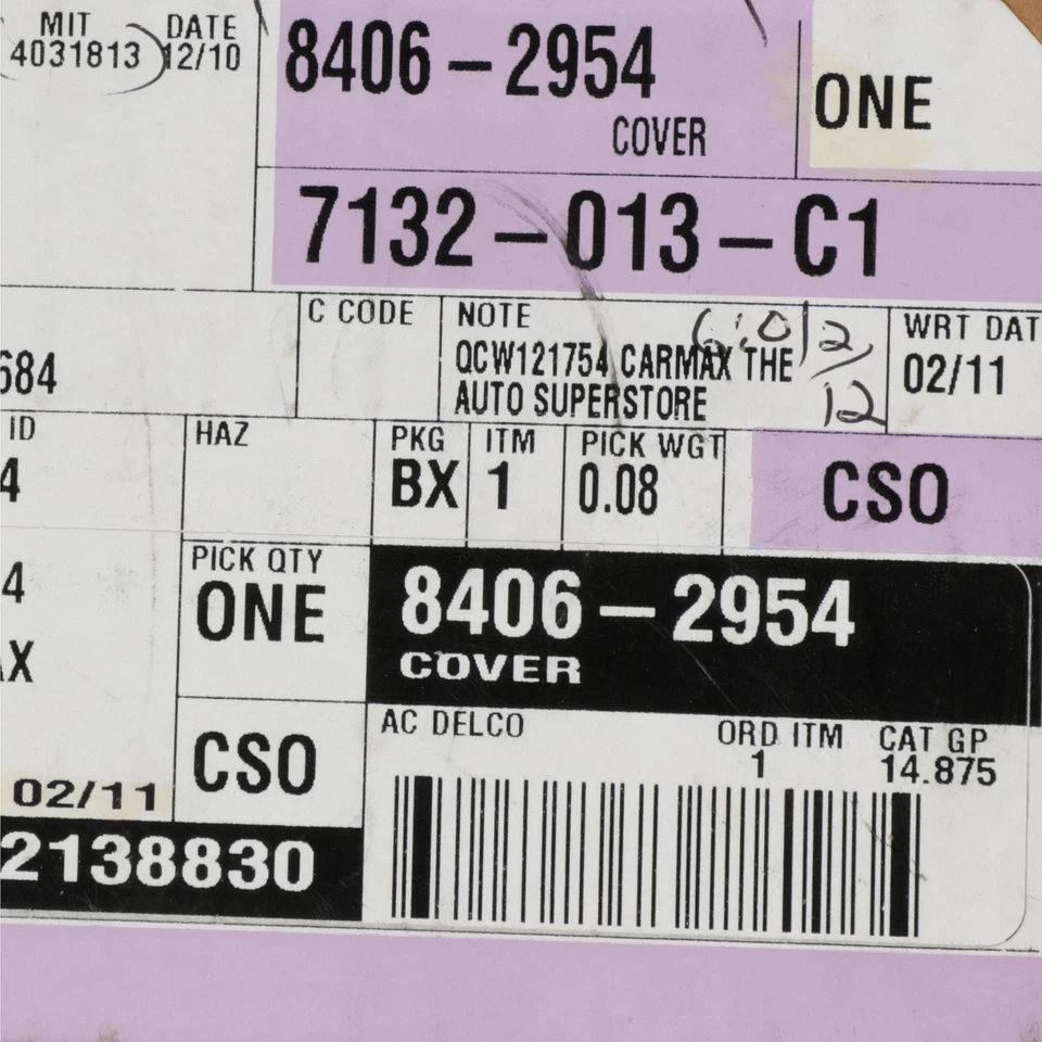 OEM NUEVO 16-23 GM Buick Chevrolet Regal Negro Cinturón de Seguridad Trasero Bisel Cubierta 84062954 Foto 3 de 3
