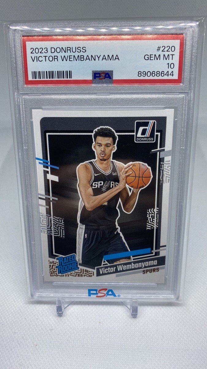 2023-24 Panini Donruss Victor Wembanyama Rated Rookie PSA 10 #220 