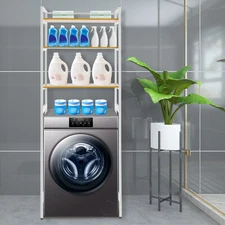 3 Tiers Bathroom Storage Shelf Freestanding Storage Rack for Washing Machine NEW