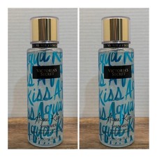 Victoria's Secret AQUA KISS Shimmer Fragrance Mist  8.4 fl.oz.  Lot of 2 