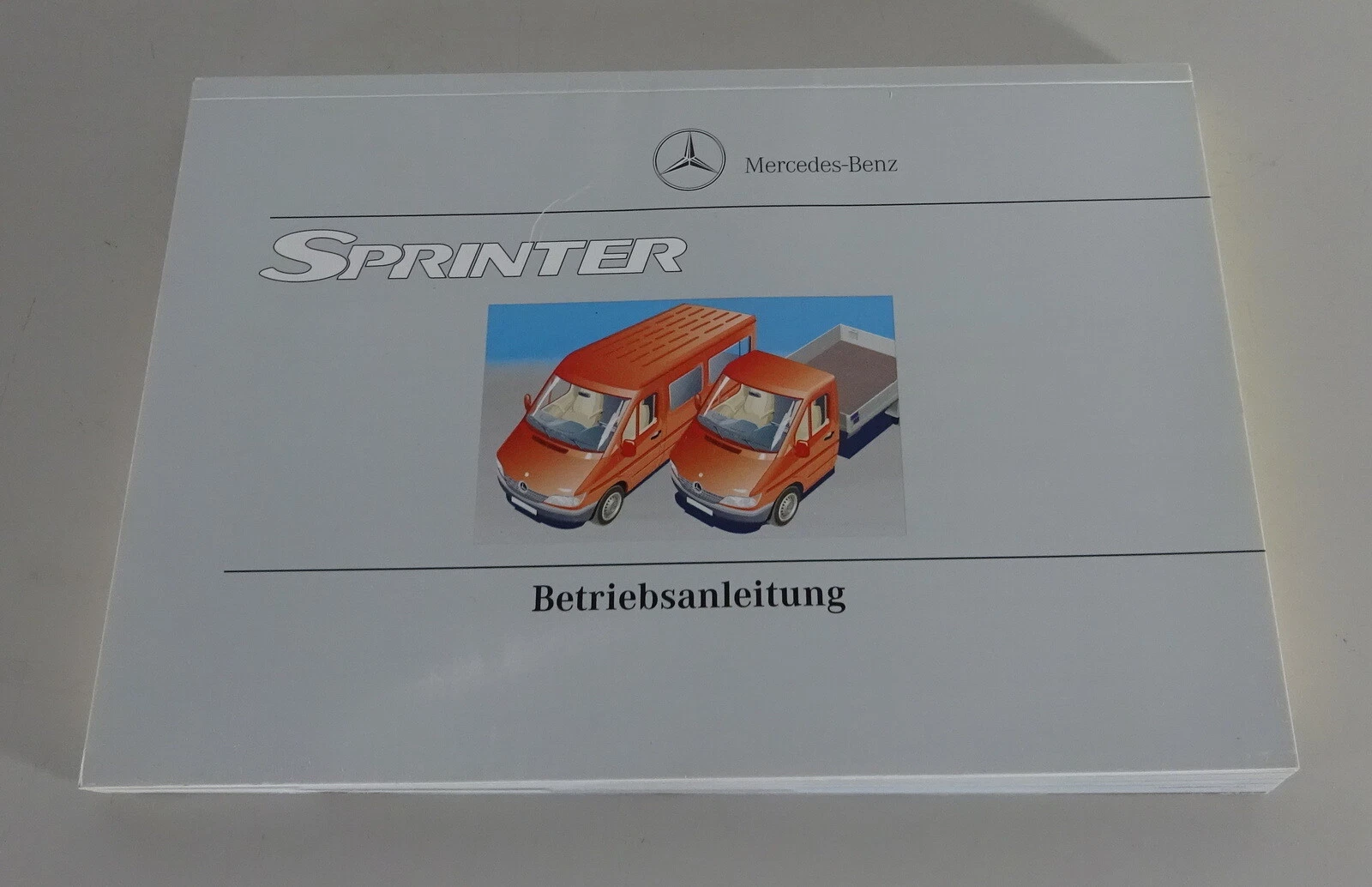 Operating Manual / Handbook Mercedes Benz Sprinter W901 208 D - 414 From 10/1999