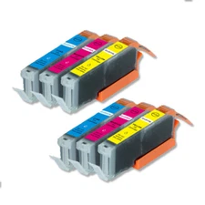 Color Ink Cartridges For CLI-251XL Canon Pixma MX920 MX922 MX722 MG6420 iX6820 