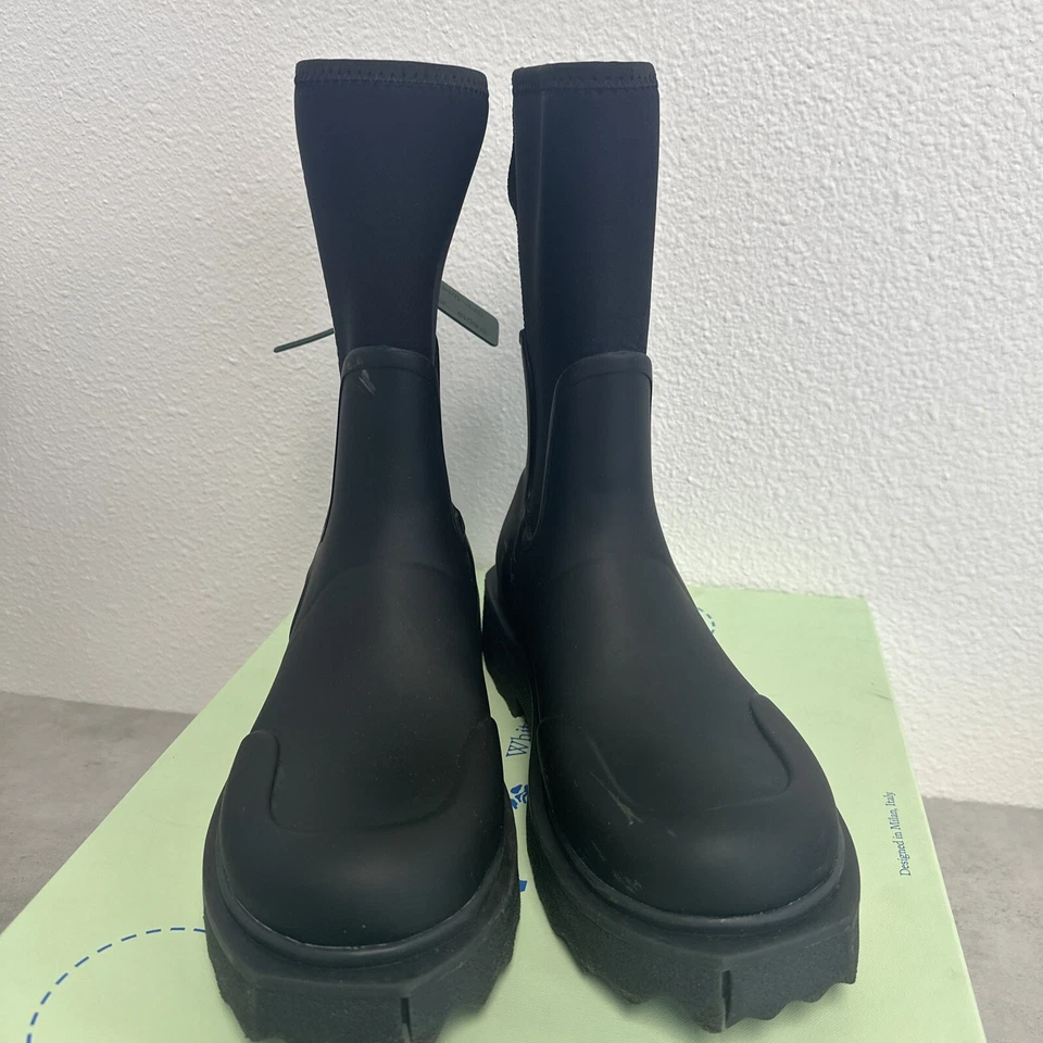 Botas de lluvia Off-White For Rainy Days negras para mujer EU 39/US 9 usadas con Foto 4 de 4