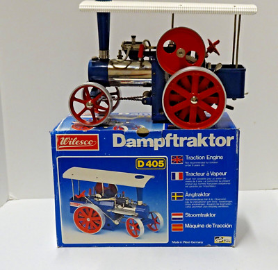 Wilesco Dampftraktor Model D405 Steam Tractor New in Box