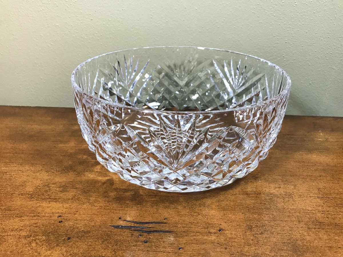 Vintage Cut Crystal Salad Bowl | eBay