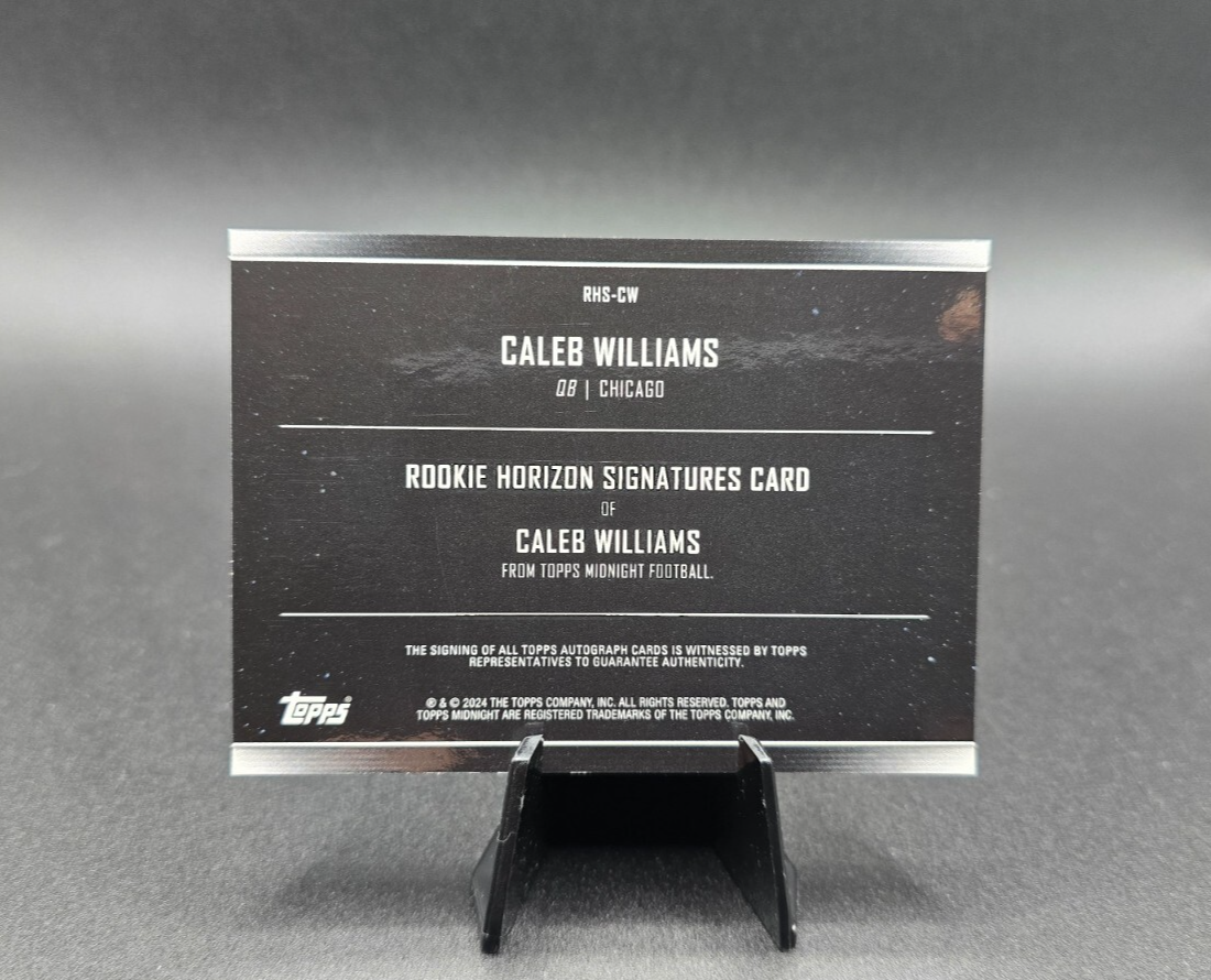 2024 Topps Midnight Rookie Horizon Signatures Caleb Williams Auto